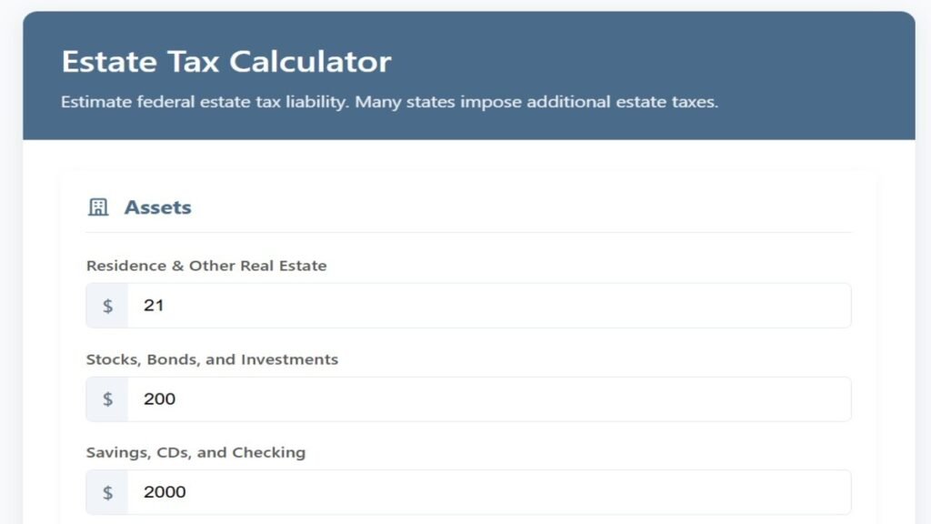 death duty calculator 1 Screenshot2025 03 30052011 1